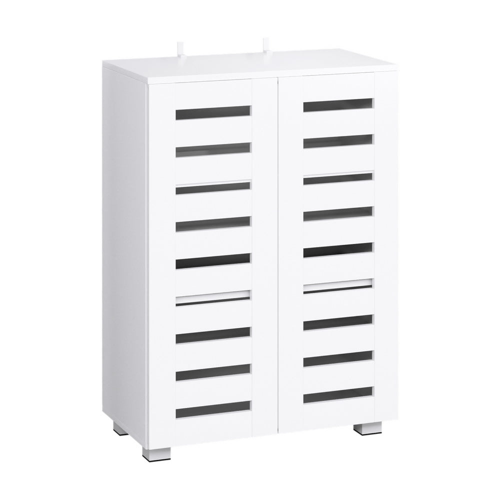 Shoe Rack Cabinet 20 Pairs 5-tier White Alster