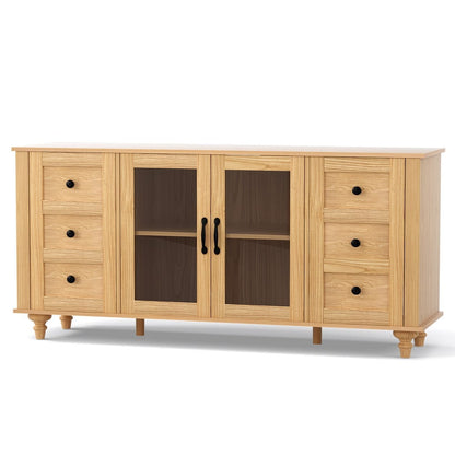 Pine Buffet Storage Cabinet 150x40x70cm