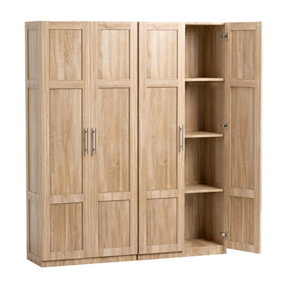 Pine Buffet Sideboard Cabinet Set of 2 | HomeAndLiving - 2