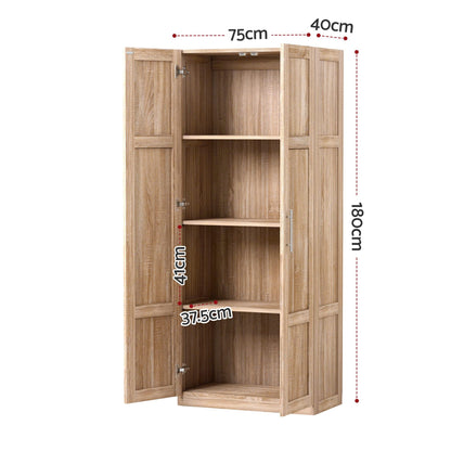 Pine Buffet Sideboard Cabinet Set of 2 | HomeAndLiving - 4