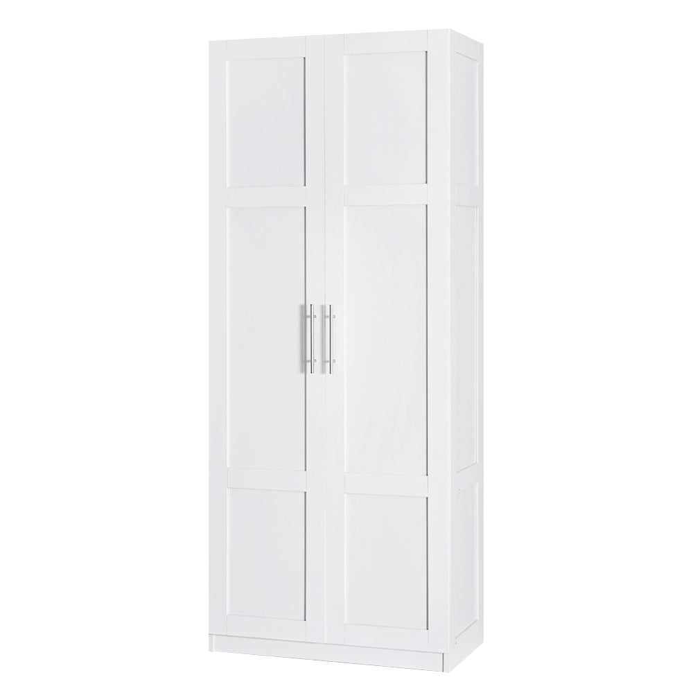Modern White Sideboard Cabinet with 2 Doors