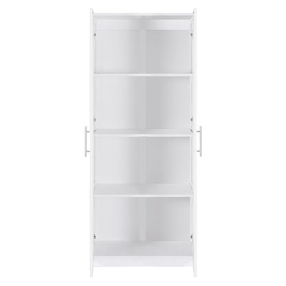 Modern White Sideboard Cabinet with 2 Doors