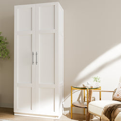 Modern White Sideboard Cabinet with 2 Doors
