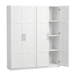 Buffet Sideboard Cabinet Set of 2 White | HomeAndLiving