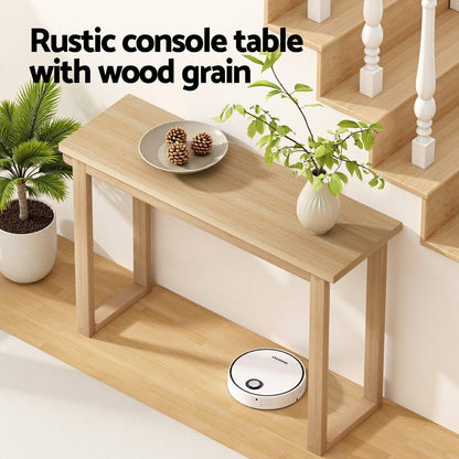 Pine Console Table 110cm 110x32x75cm