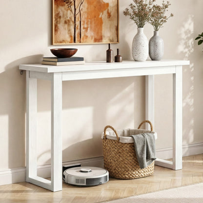 White Console Table 110cm 110x32x75cm