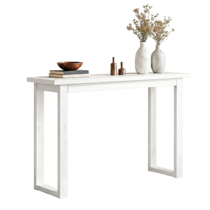 White Console Table 110cm 110x32x75cm
