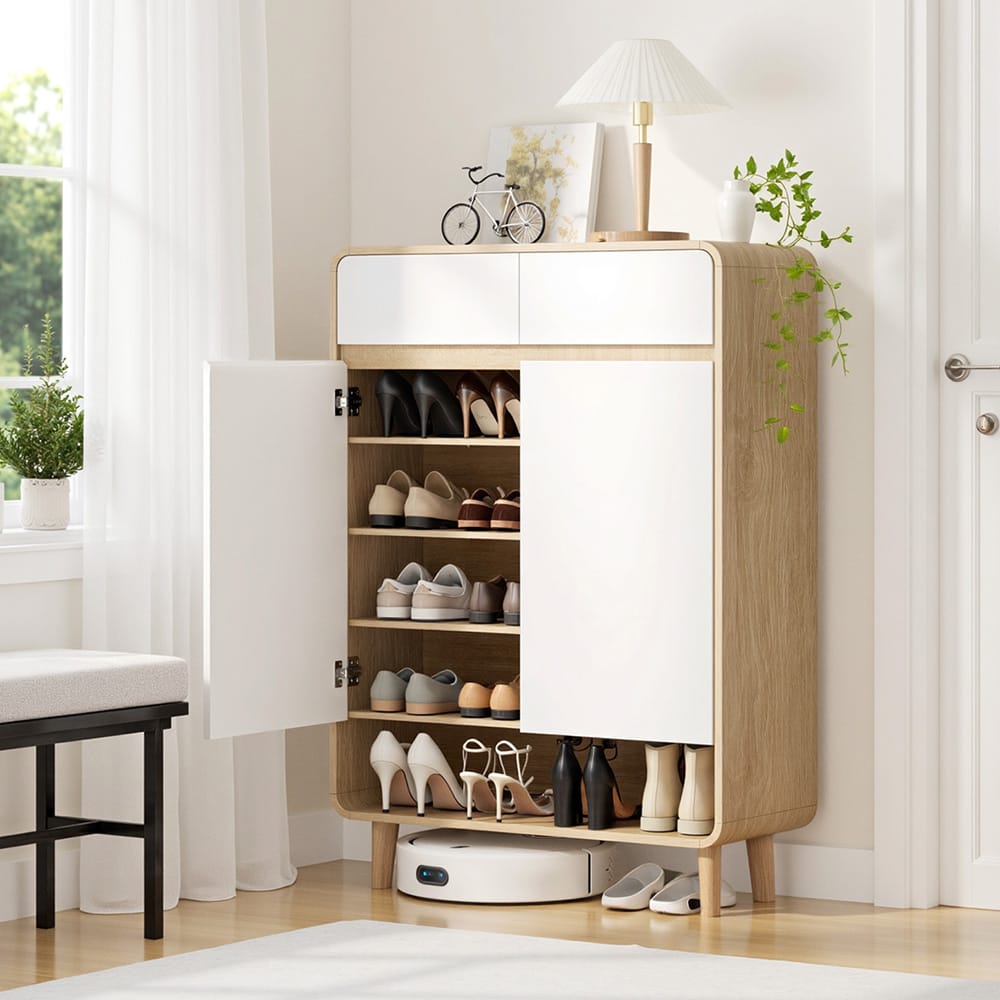 Shoe Rack Cabinet Storage 80x32x112cm