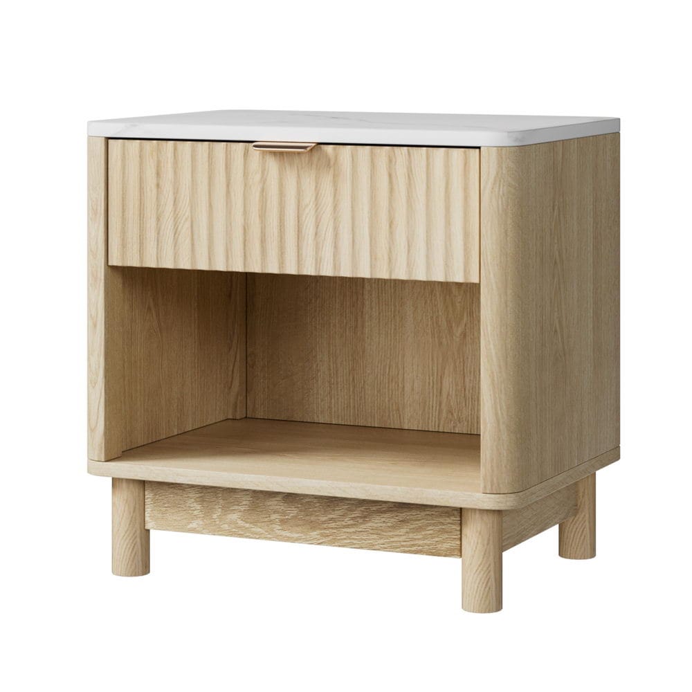 Pine Bedside Table Nightstand 48x35x47cm