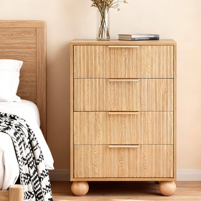 Tallboy Dresser Pine Storage 60x40x90cm