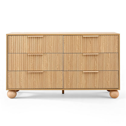 Tallboy Dresser Pine Storage 120x40x70cm