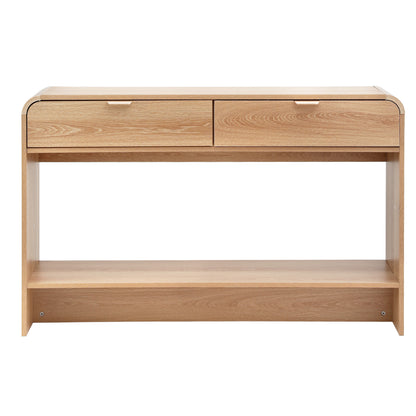 Pine Console Table 120cm Hallway Storage Drawers | HomeAndLiving