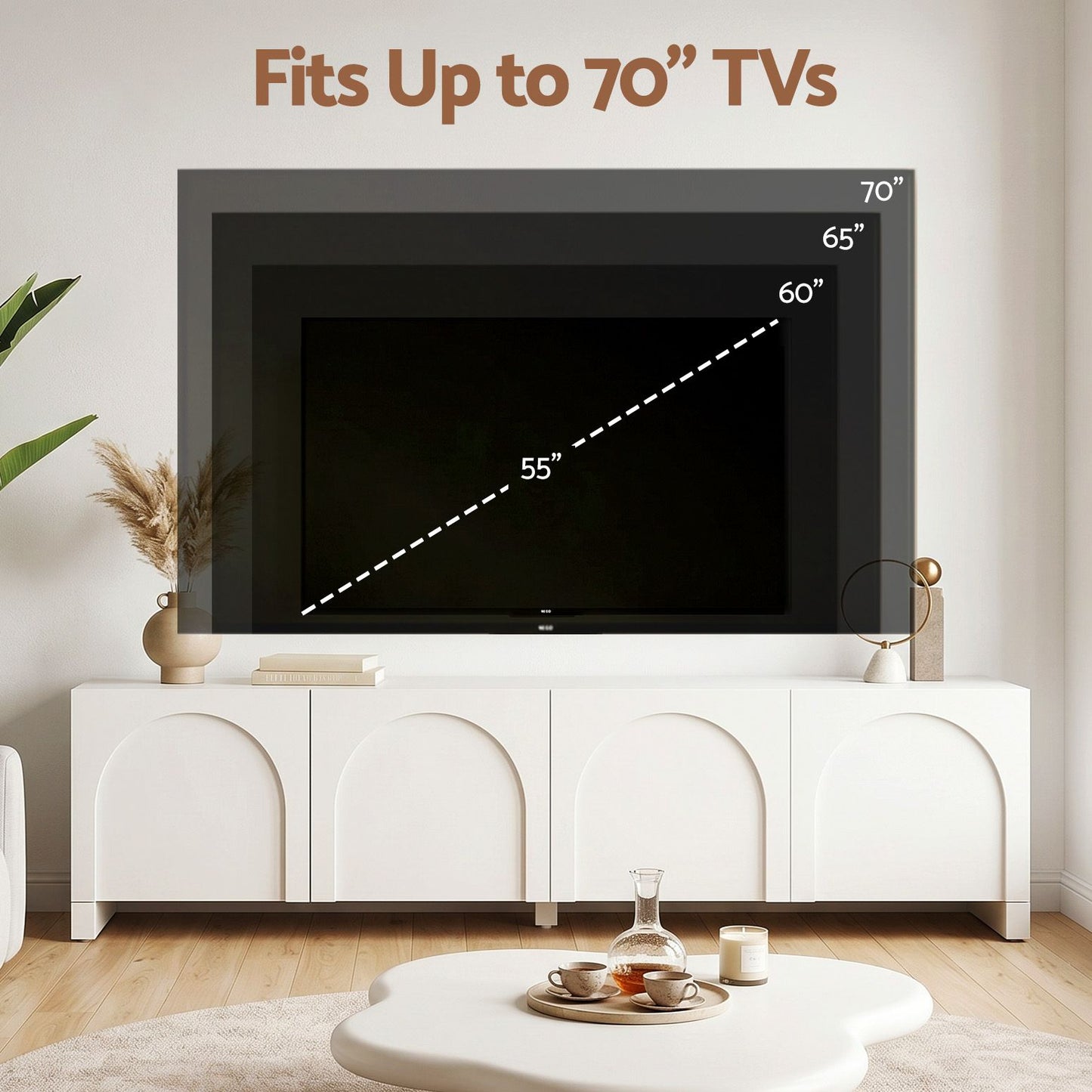 180cm TV Entertainment Unit White Cabinet | HomeAndLiving - 8