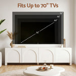 180cm TV Entertainment Unit White Cabinet | HomeAndLiving