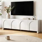 180cm TV Entertainment Unit White Cabinet | HomeAndLiving
