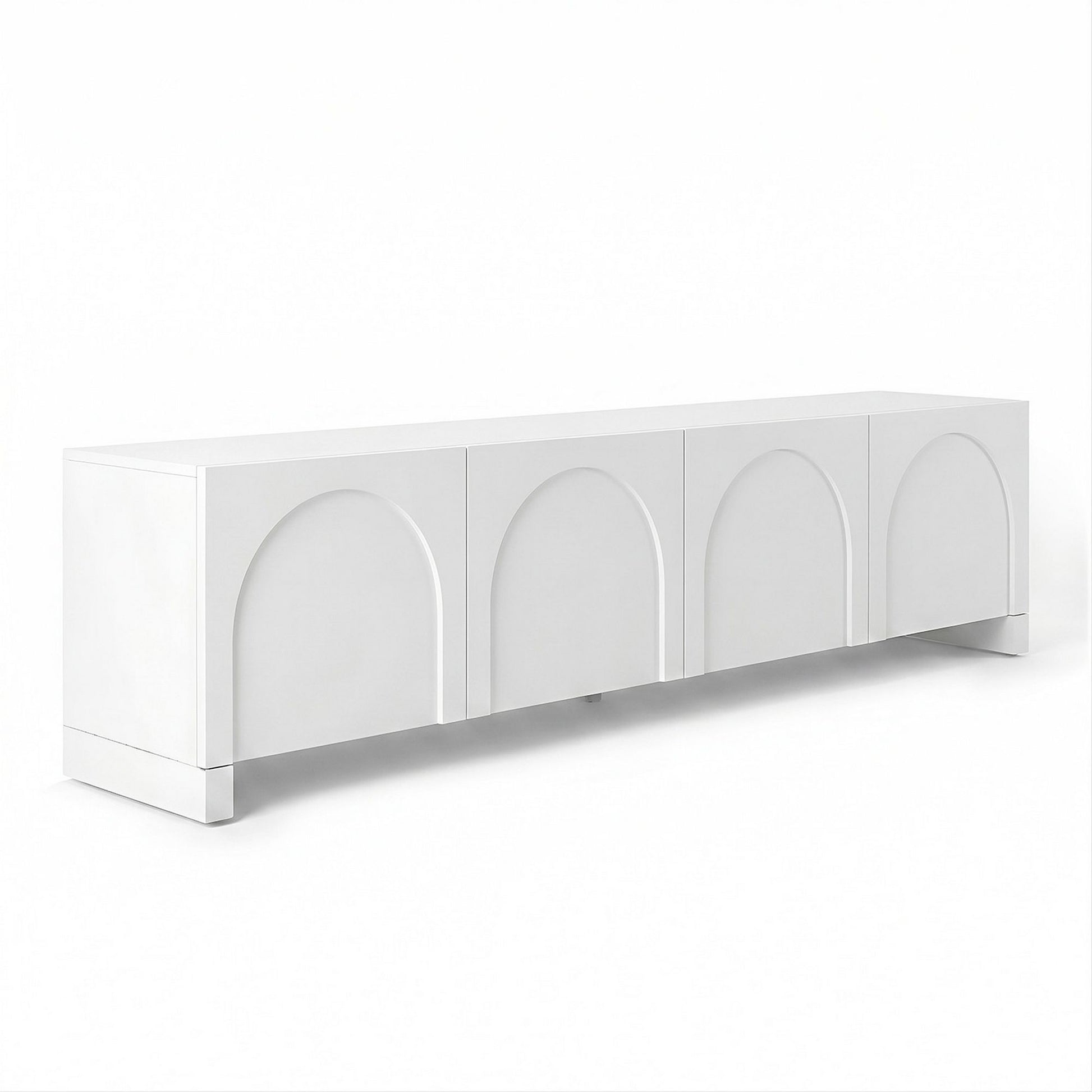 180cm TV Entertainment Unit White Cabinet | HomeAndLiving - 11