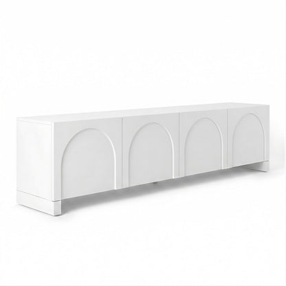180cm TV Entertainment Unit White Cabinet | HomeAndLiving - 11