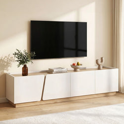 180cm TV Unit Cabinet White Pine | HomeAndLiving