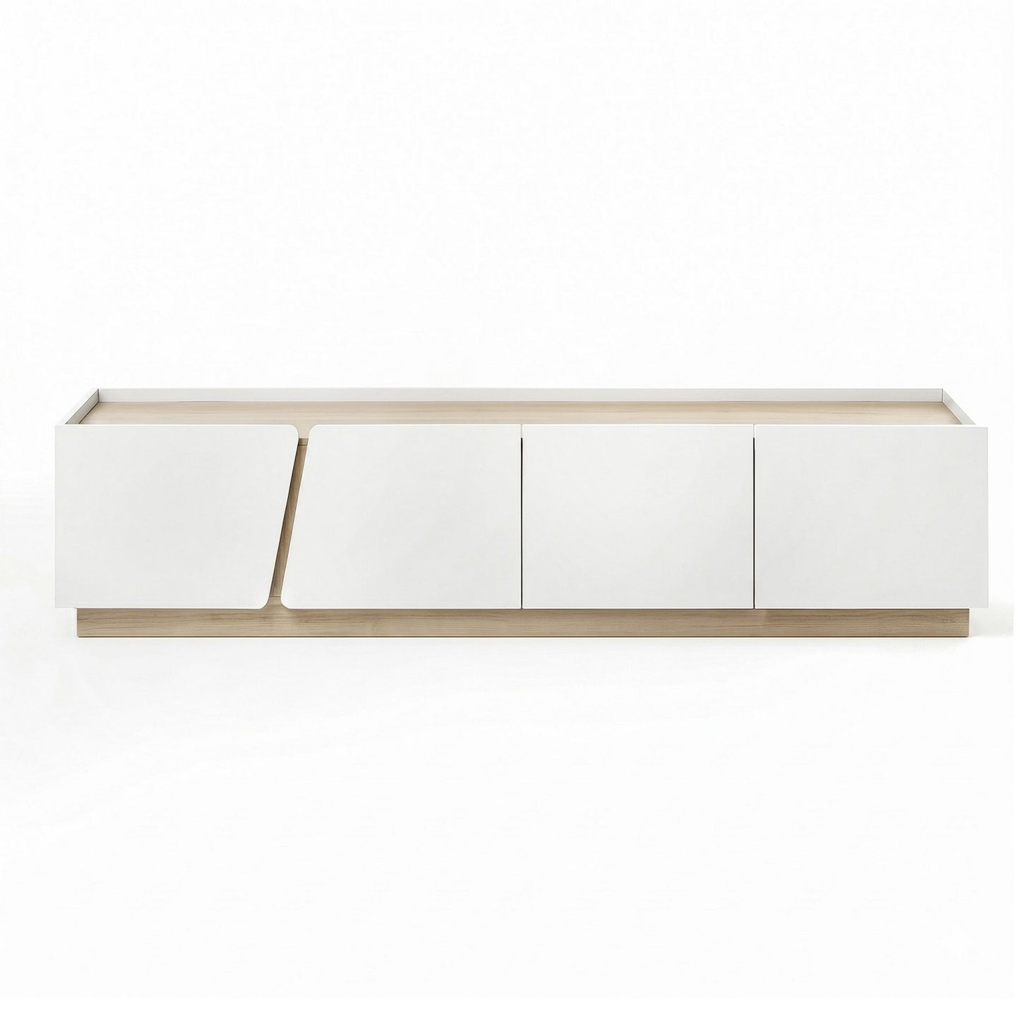 180cm TV Unit Cabinet White Pine | HomeAndLiving - 4