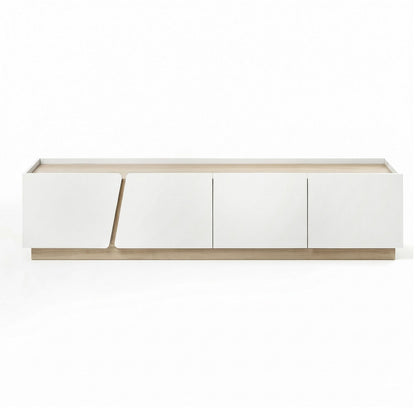 180cm TV Unit Cabinet White Pine | HomeAndLiving - 4
