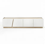 180cm TV Unit Cabinet White Pine | HomeAndLiving