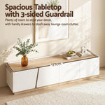 180cm TV Unit Cabinet White Pine | HomeAndLiving