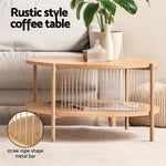 Pine TV Unit Coffee Table Set 148cm | Home & Living