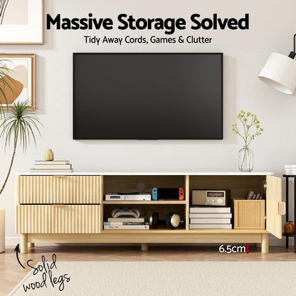 Tv Unit Storage 150cm Pine 150x40x47cm