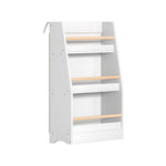 Kids Bookshelf 3 Tiers Storage Children Bookcase Organiser Display Shelf