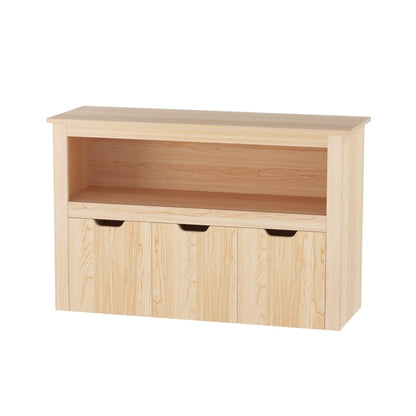 Kids Bookshelf Storage Unit 95.5x33x61cm