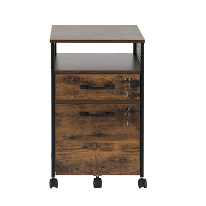 Filing Cabinet With Wheels Storage 42x44x64.5cm
