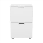 Filing Cabinet Files Storage Office Shelves File Organiser White 2 Drawer