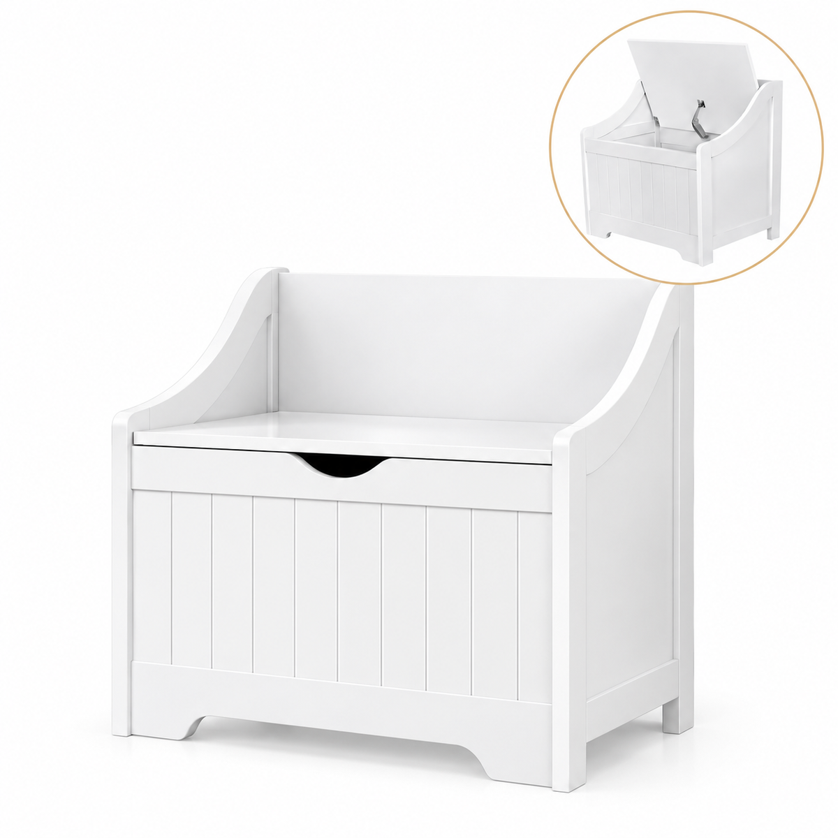 Keezi Kids Toy Box Chest Children Storage Clothes Toys Organiser Square