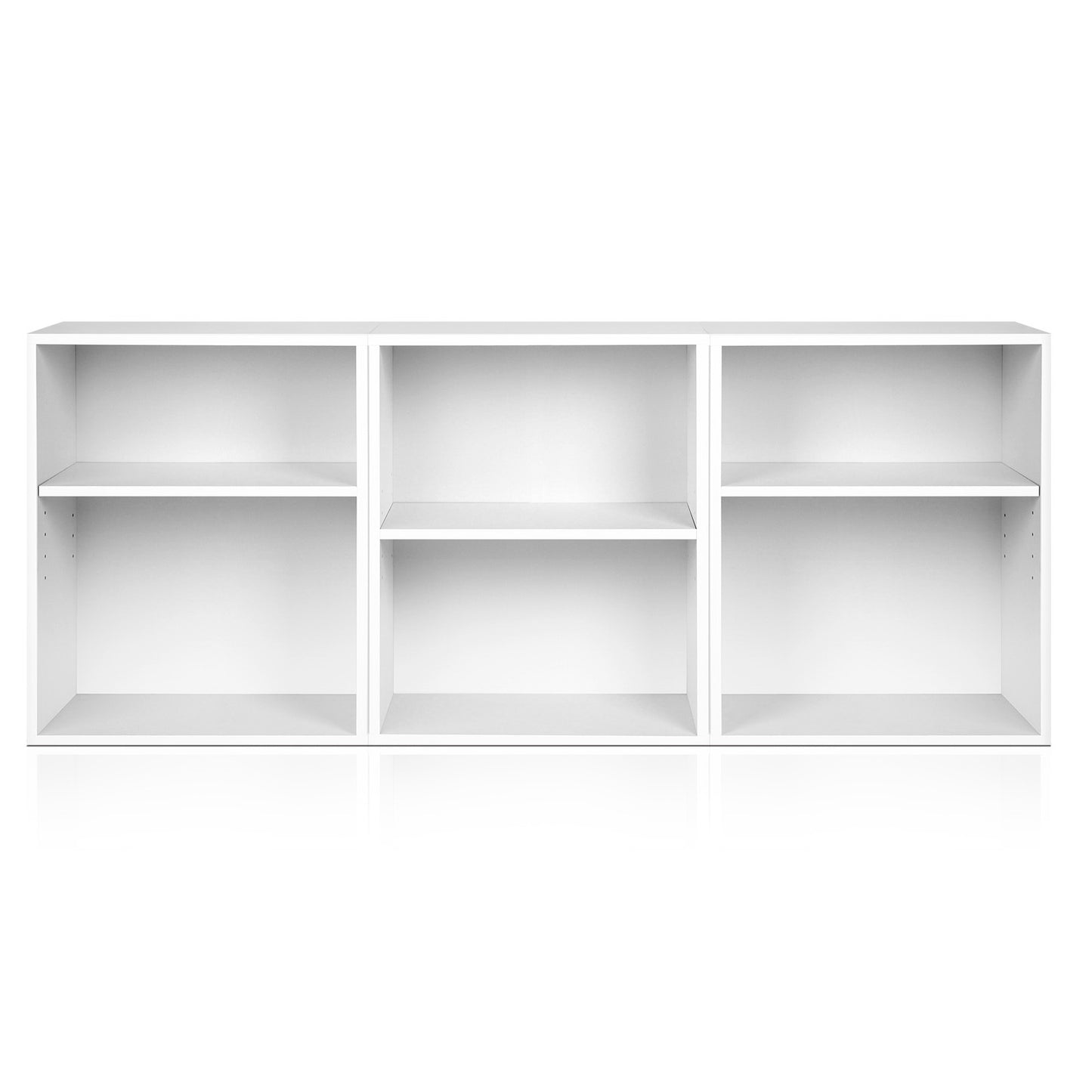 Bookshelf Set Of 3 - Vena White