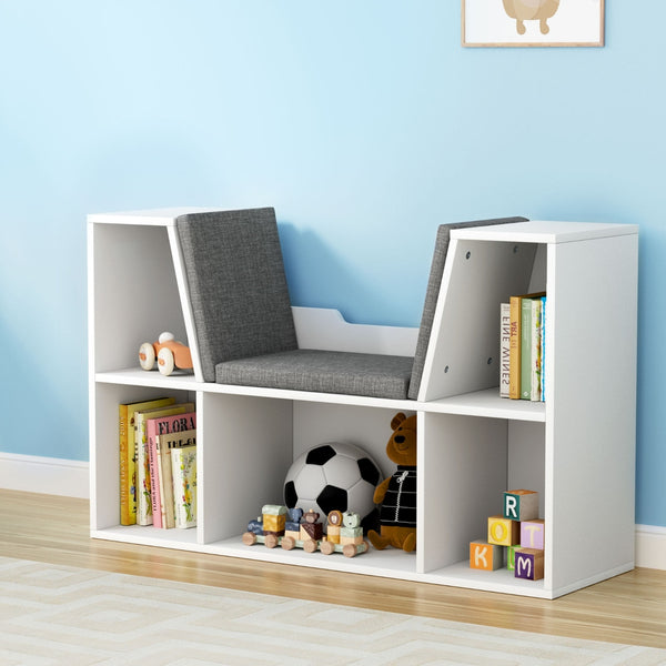  Kids Bookshelf with Toy Storage - Modern Organizer