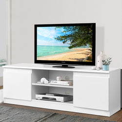 Tv Cabinet Entertainment Unit 120Cm White Anita