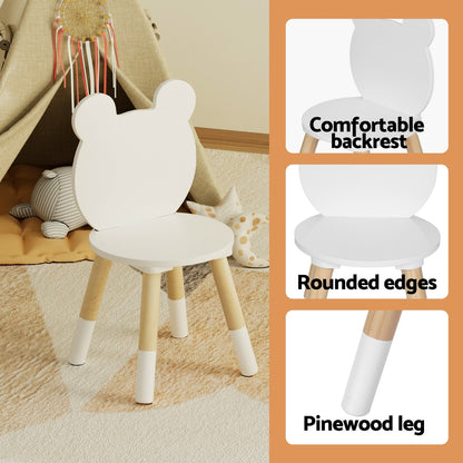 Versatile Kids Table and Chairs Set - 3 Piece
