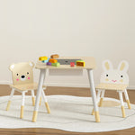 Modern Kids Activity Table Set - 3 Piece with Storage