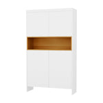 Shoe Rack Storage Cabinet 9 Tiers White