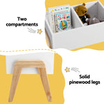 Wooden Kids Toy Box - Stylish Storage Chest