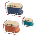 3PCS Toy Storage Box Cute Car Toy Container Kids Toys Organiser Snack Boxes