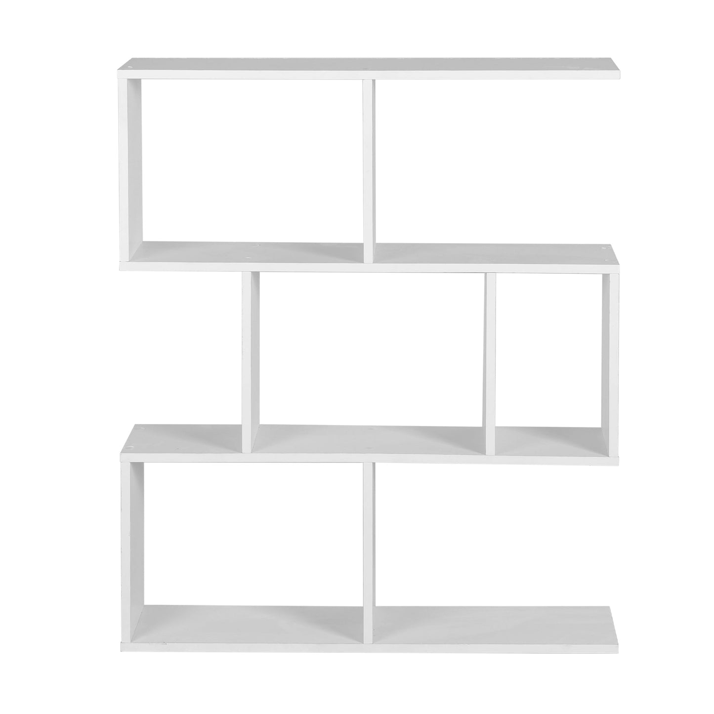 Floating Wall Shelf 3-Tier S-Shape Bookshelf | Home & Living - 4