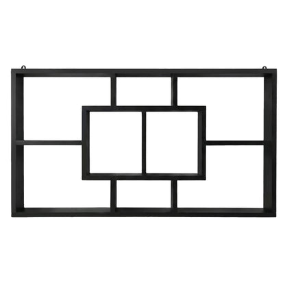 Artiss Floating Wall Shelves Bookshelf Black