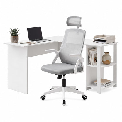 L Shaped Desk Set 136x130x72.5cm