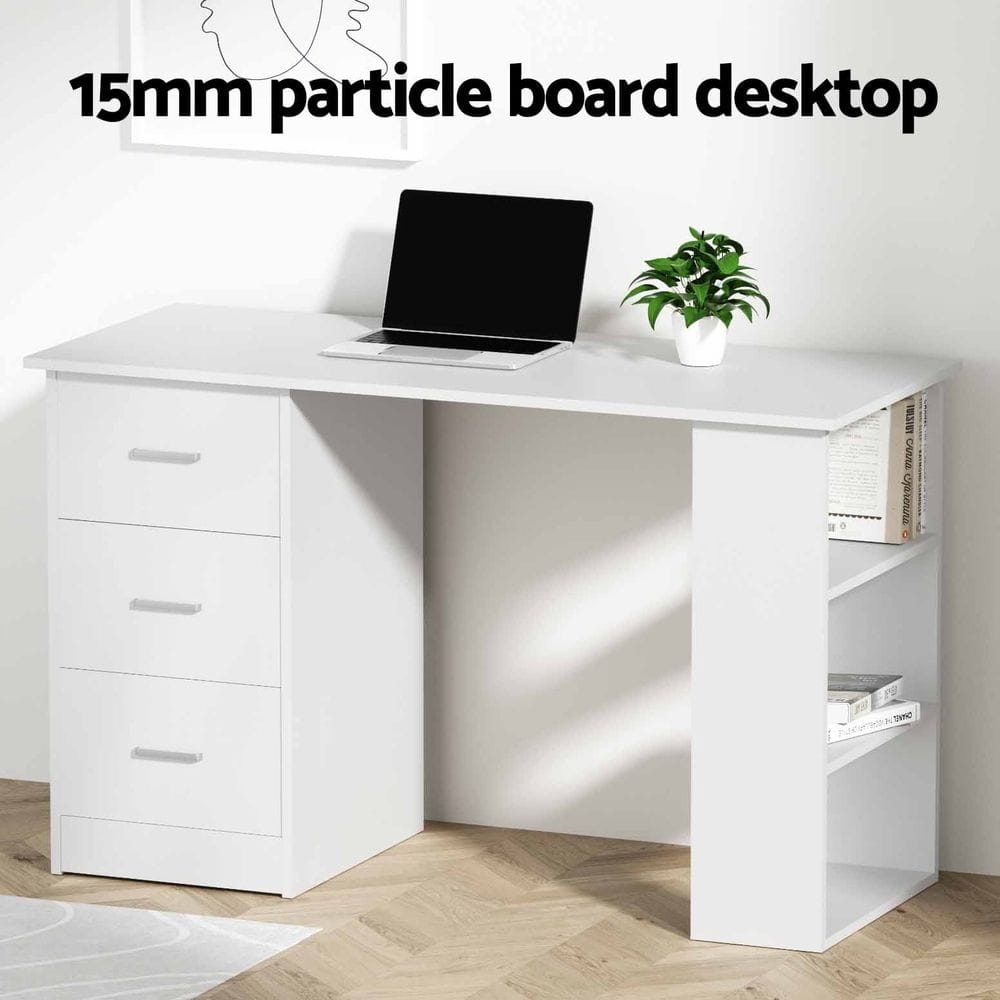 Computer Desk Set With Storage 120x49x75.5cm
