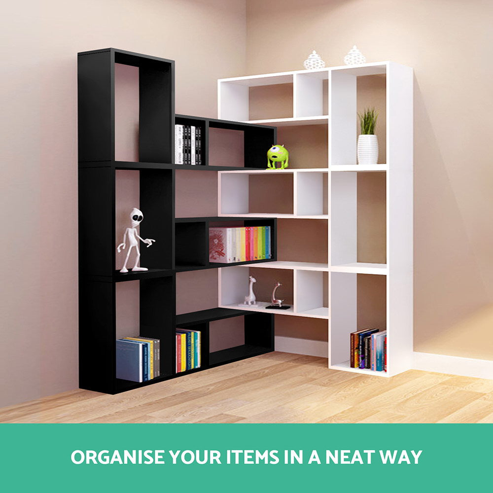 Bookshelf L Shape Diy - Black