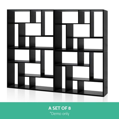Bookshelf L Shape Diy - Black