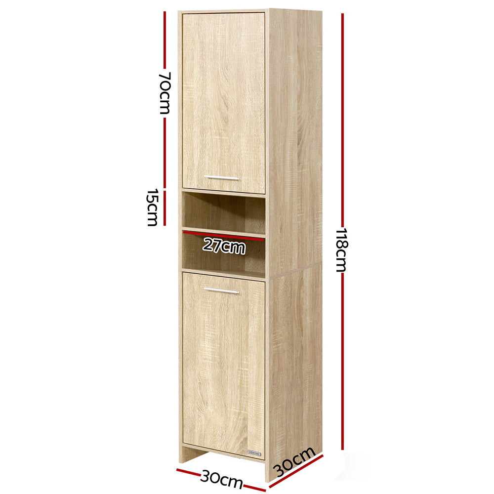 Bathroom Cabinet Storage 185Cm Wooden
