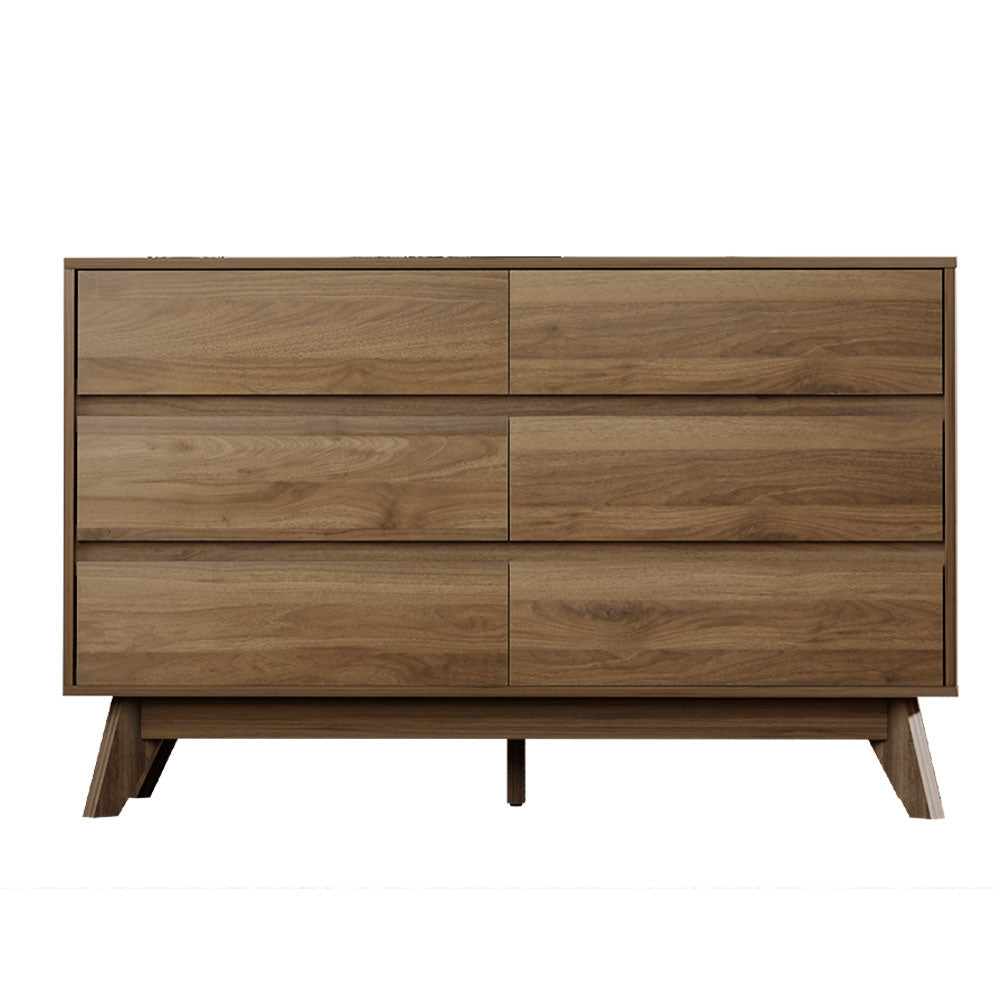 6 Chest Of Drawers - Xavi Walnut