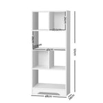 Display Shelf Bookcase Storage Cabinet Bookshelf Bookcase Home Office White
